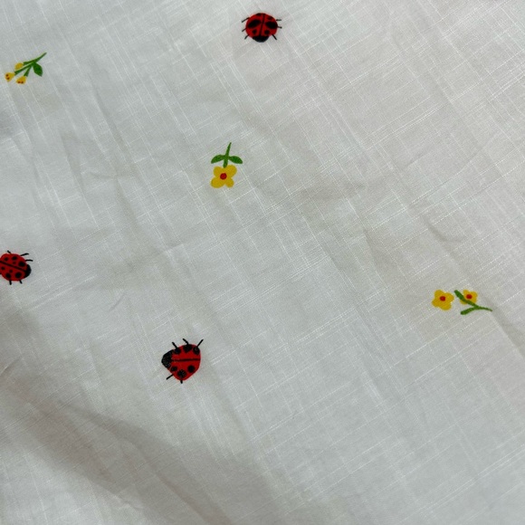 Modcloth Ladybug Picnic Midi Sundress, ivory, size 2x - Picture 7 of 8